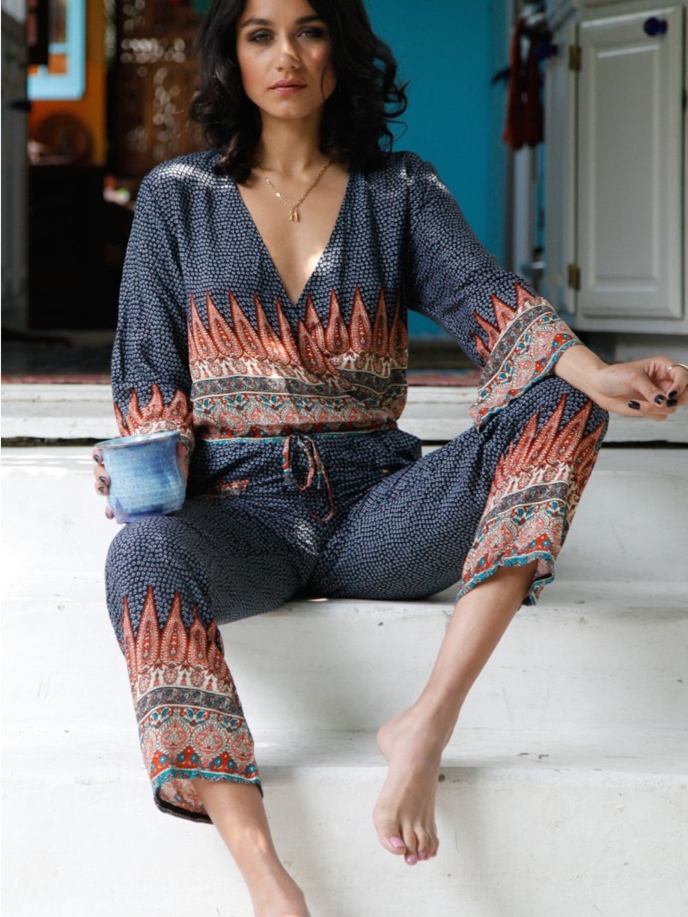 Daughters of Culture Ancient Ruins Pantsuit XS/S